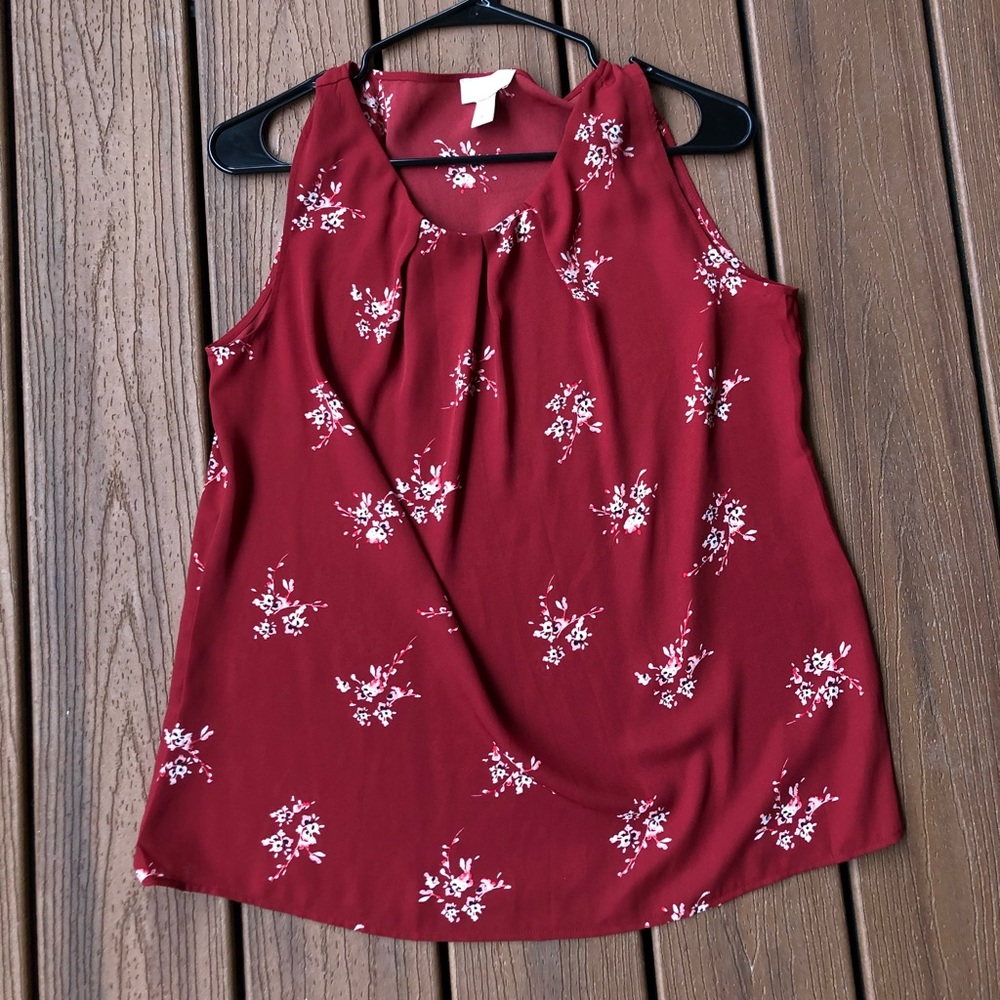 Floral print tank